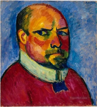 アレクセイ・フォン・ヤウレンスキーの男性の頭 Oil Paintings